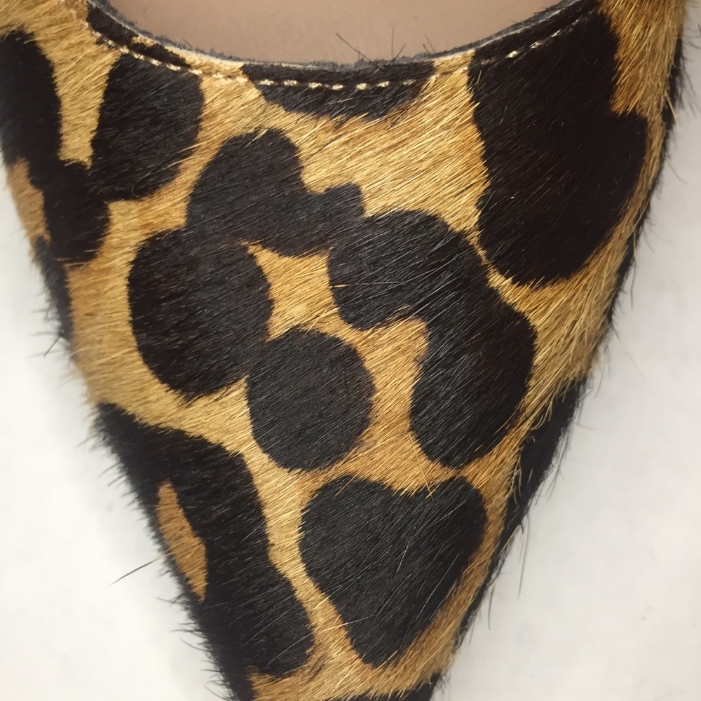 Steven By Steve Madden Calf Hair Leopard Pumps S/7 - Picture 3 of 11